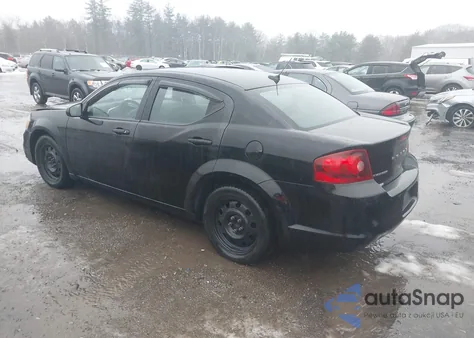 2012 Dodge Avenger Se z USA, uszkodzony, nr VIN 1C3CDZABXCN170027